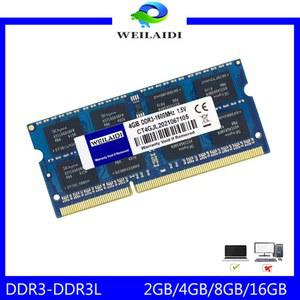 노트북 노트북용 PC3L 12800s 메모리 DDR3 DDR3L 4GB 8GB 1066 1333 1600MHZ Sodimm RAM 204 핀 1 35V 5V CL11 버퍼링되지 않은 ECC