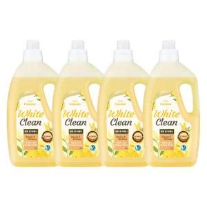 컨센서스 화이트클린 고농축 세탁세제 레몬앤버베나 2L x4개