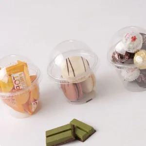 HIT 9온즈 디저트 컵 과일 파티 일회용 용기 투명컵