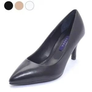 [갤러리아] 세라 여성 소가죽 기본 데일리 정장 펌프스 스틸레토힐 S22P461 검정 7CM