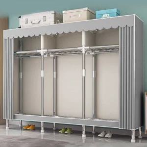 비키니이불장 옷장 행거 커튼행거 옷방행거 커튼형