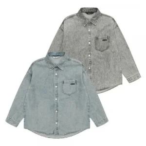 주니어 HC17 루즈핏 셔츠형 데님자켓 청남방 251501