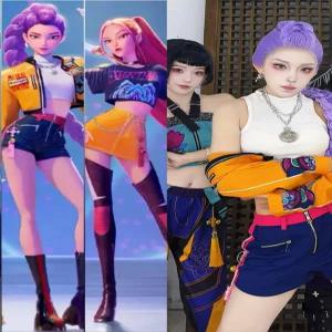 라이프라이즈 케데헌 행사 축제 할로윈 케이팝 데몬스 루미 조이 미라 코스프레 어린이 코스튬