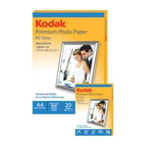 코닥)프리미엄 고광택포토용지(5740-329 A4 270g 20매)사진 프린터 인화지 소품 가정용