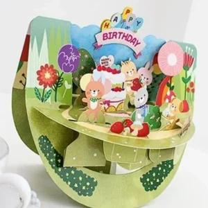 생일파티 축하 팝업카드 선물 봉투 포함 기념일 카드 특별한 메시지 (WFK8PMA)