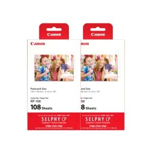 캐논 RP-108 셀피 인화지 2세트 (218매) 포토프린터용 인화용지 + 카트리지 포함 / SELPHY 시리즈 전용 ok