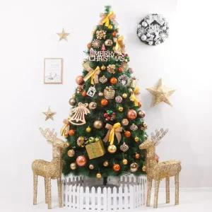 크리스마스 트리 나무 장식 풀세트 고급 팬시리본그린솔 250cm  양면) 성탄절 대형 소품 용품 데코 꾸미기