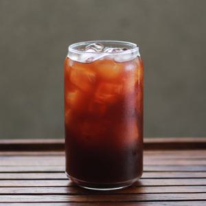 홈카페 유리컵 비어캔 글라스 370ml 480ml 아이스 아메리카노 커피잔 맥주잔