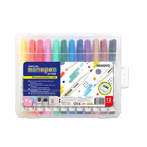 문교 12색 네임펜 ( 네임펜 마카 매직 사무용