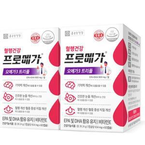 종근당건강 프로메가 오메가3 트리플 60캡슐 2개