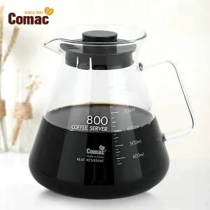 코맥 유리 커피서버 포트 드립주전자 800ml (G6)[ 커피서버,드립주전자,드립서버,드립포트]