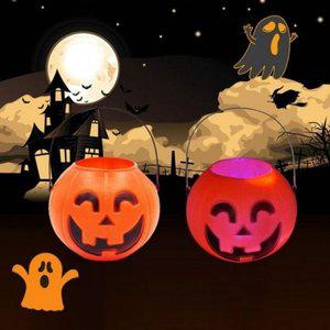 파티 할로윈 캐주얼 호박 바구니 필수템 사탕 소형 캔 (WFH5EJR)