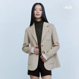 더엣지 울혼방 핸드메이드 자켓 689349