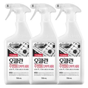 무궁화 오클린 주방용 다목적 세제 750ml X 3개