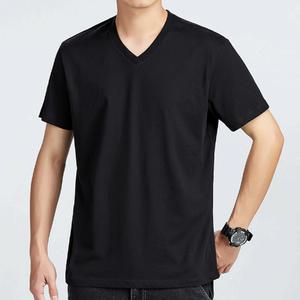 (무료배송) 시원한 남자 V넥 무지 반팔 면 티셔츠/무지반팔티/V넥 반팔