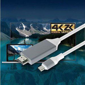 고품질 Coms USB 3.1 컨버터 케이블 3M Type C to HDMI 변환 dptohdmi젠더 모니터젠더 (WFHRJNT)