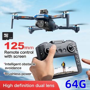 취미 GT8 PRO MAX 드론 1KM 4K 전문가용 HD 듀얼 카메라 2축 짐벌 360도 장애물 회피 브러시리스 쿼드콥터