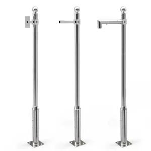 CCTV 폴대 브라켓 거치대 고정대 스테인레스 감시 3m 붐대