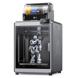 공식 크리에이티 K2 플러스 콤보 3D 프린터, 최대 16가지 색상, 600mm/s 고속 인쇄, 모니터링용 듀얼 AI 카메라, 350x350mm 빌드 볼륨 및 필라멘트 시스템