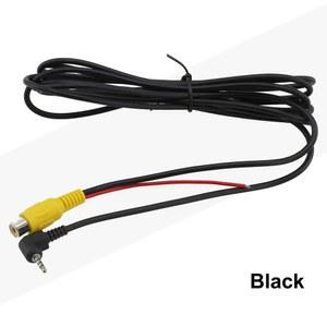 후방 카메라 연결선 젠더 연장선 배선 자동차 보기 역방향 주차 카메라용 컨버터 케이블 RCA 5MM AV IN DVR GPS 네비게이션 변환 라인 액세서리