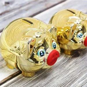 비상금저금통 복돼지 큰 황금돼지 동전 저금통 대형 비상금 복돼지