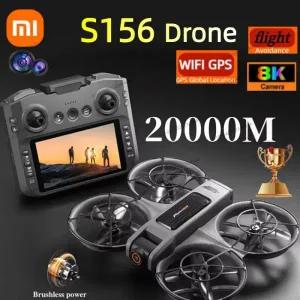 드론액세서리 Xiaomi S156 드론 GPS 8K 전문 HD 360 ° 듀얼 카메라 화면 브러시리스 모터 장애물 회피 쿼