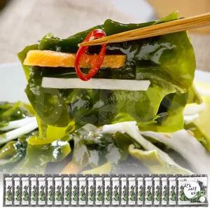 완도 특산품 세척 미역 국산 국내산 완도산 특품 산모 간편 개별 포장 소포장 자른 마른 건 미역 20팩