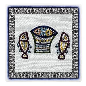 한국도자기 오병이어 냄비 받침대(블랙)