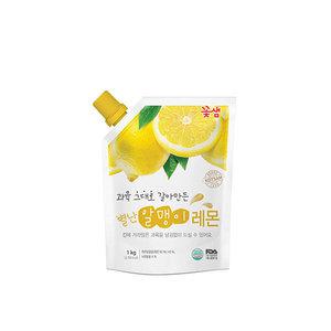 꽃샘식품 별난 알맹이 레몬 1kg 레몬에이드 레몬티 