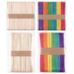 나무 하드바 소 대 칼라 아이스크림막대 칼라 나무스틱