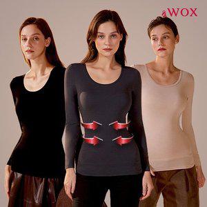 WOX(왁스)-24FW 긴팔형 웜업히트 브라탑 배쏙티 3종