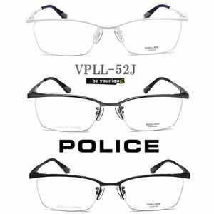 폴리스 일제  VPLL52J 고급 명품 티타늄 안경테 반무테 안경 일본 정품