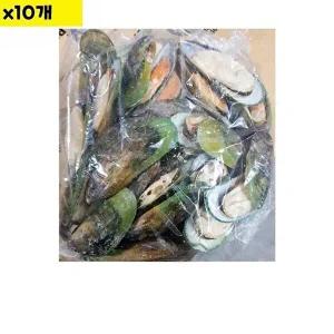 [셀러허브 패션][JHNO11U8_52EO]유통 냉동홍합 하프쉘 자숙 800g x10개