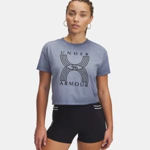 [언더아머 본사]여성 UA 런 96 그래픽 반팔1389568-044