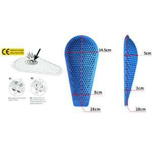 오토바이바지 라이딩 보호 기어 CE 삽입 갑옷 무릎 엉덩이 보호대 패드 오토바이 바지 교체 실리카 젤2 X