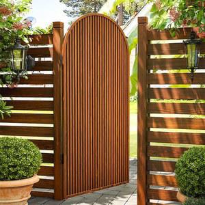 단독주택대문 우드 나무 전원주택 대문 인테리어