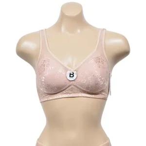 폭스) BR7182)플라워자수 망사레이스 조끼형 B컵 브라
