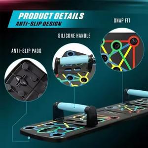 새로운 푸쉬업 보드 세트 휴대용 다기능 폴 접이식 피트니스 장비 가슴 복부/등 운동용