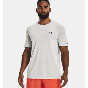 [갤러리아] [언더아머] (1376781-100) 남성 UA 러쉬 심리스 기능성 운동 헬스 반팔티셔츠