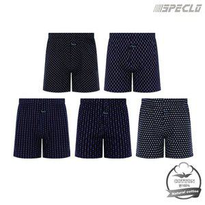 [스페클로]데일리 순면 트렁크팬티 5종세트 남성사각속옷