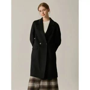 [하프클럽/이앤씨]EnC 블랙 양모 캐시미어 더블포켓 ENJH34T54A