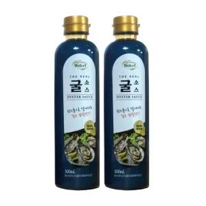 웰크리 맛더한 리얼 굴소스 500ml 2개  