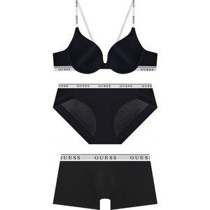 [게스언더웨어](신세계 사우스시티)화이트 로고밴드 캐주얼 커플속옷세트(드로즈/와이어브라/팬티)GD121CC