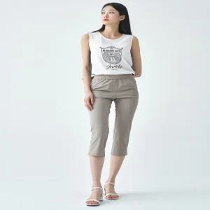 [지센][에센셜] 풀밴드 슬림핏 7부 팬츠 LSPTO473_LB