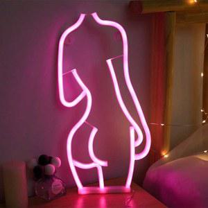 여성 몸매 간판 네온 스트립 조명 네온사인 줄조명