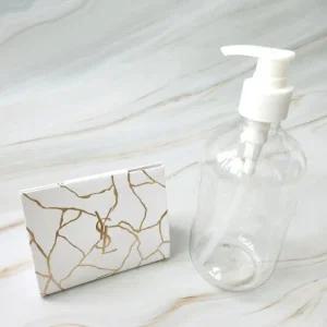 투명 원형 펌핑용기 500ml 공병 디스펜서