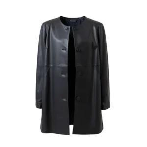 꼼빠니아 하프기장 양가죽 슬림핏 자켓 CAEW9-WLJ010