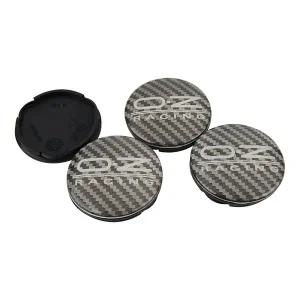 자동차휠캡 4개 OD 56MM / ID 53MM 자동차 휠 림 센터 캡 허브캡 OZ 엠블럼 배지 스티커 포함 62MM 58MM