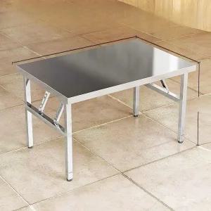 스텐 접이식 실외 테이블 식탁 간이 캠핑 휴대용 아웃도어