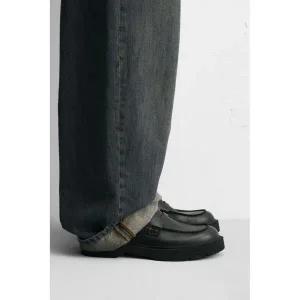 [정품] 자라 운동화 남자 데일리신발 ZARA 볼륨 페니 로퍼 - 블랙